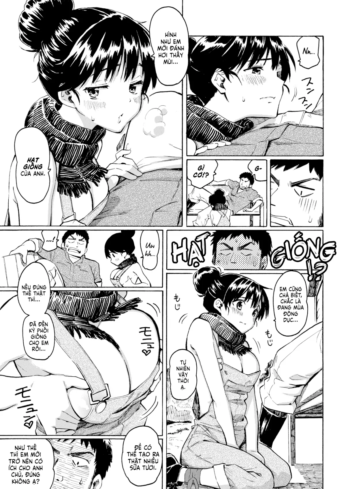 HentaiVN.net - Ảnh 6 - Chăn Bò Ngày Xuân [はるの牛飼い; Haru no Ushikai; Springtime Cow Rearing] - Chap 1