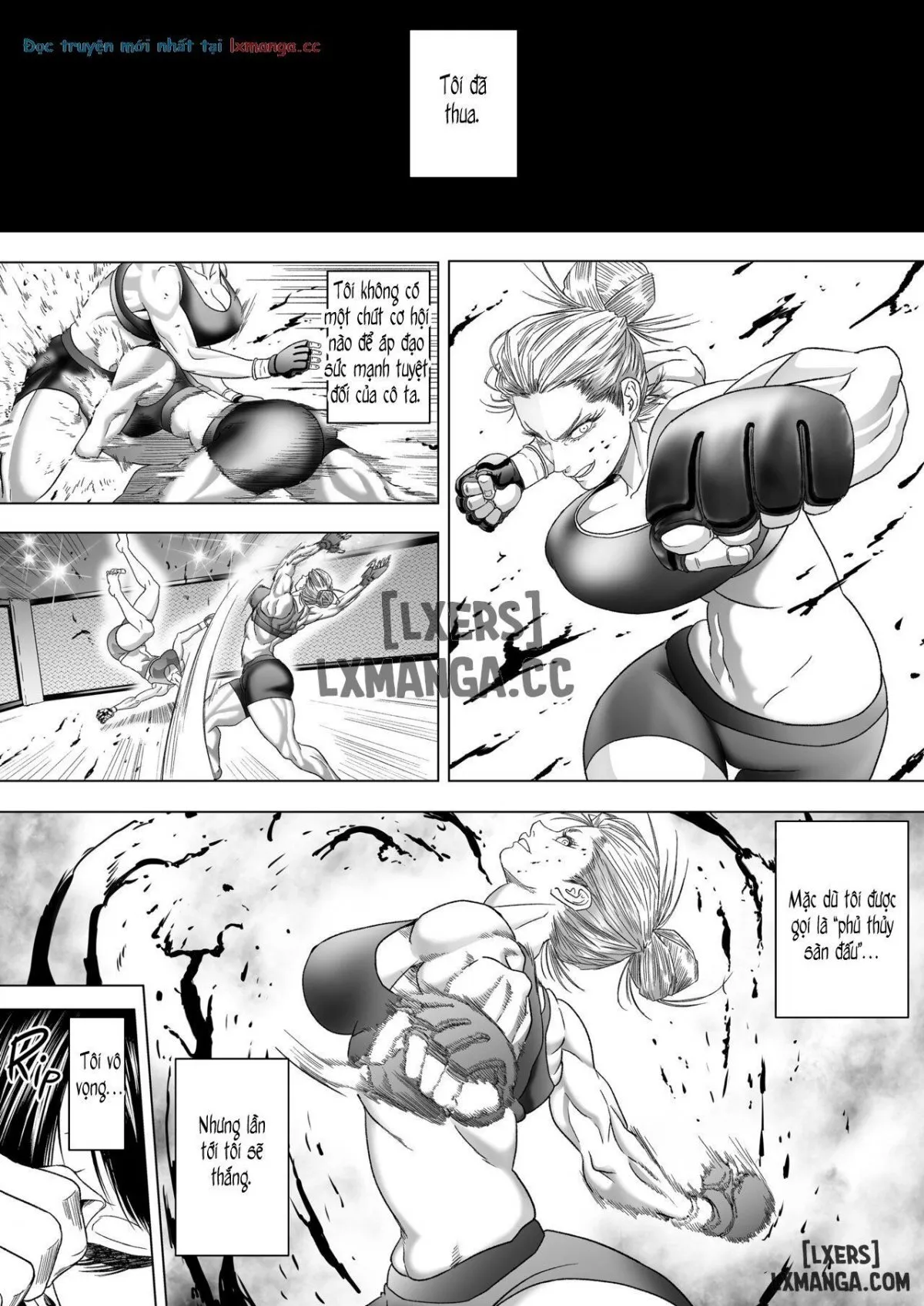 HentaiVN.net - Ảnh 36 - Kakutou Joshi wa Tsuyokunaritai/ Muchimuchi Kakutou Joshi wa Hentai Seitai-shi to Sex shite Tsuyoku naru - Chap 1
