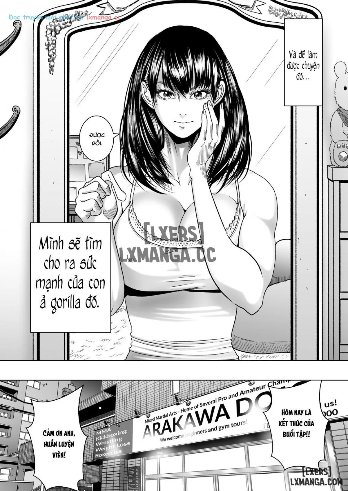 HentaiVN.net - Ảnh 37 - Kakutou Joshi wa Tsuyokunaritai/ Muchimuchi Kakutou Joshi wa Hentai Seitai-shi to Sex shite Tsuyoku naru - Chap 1