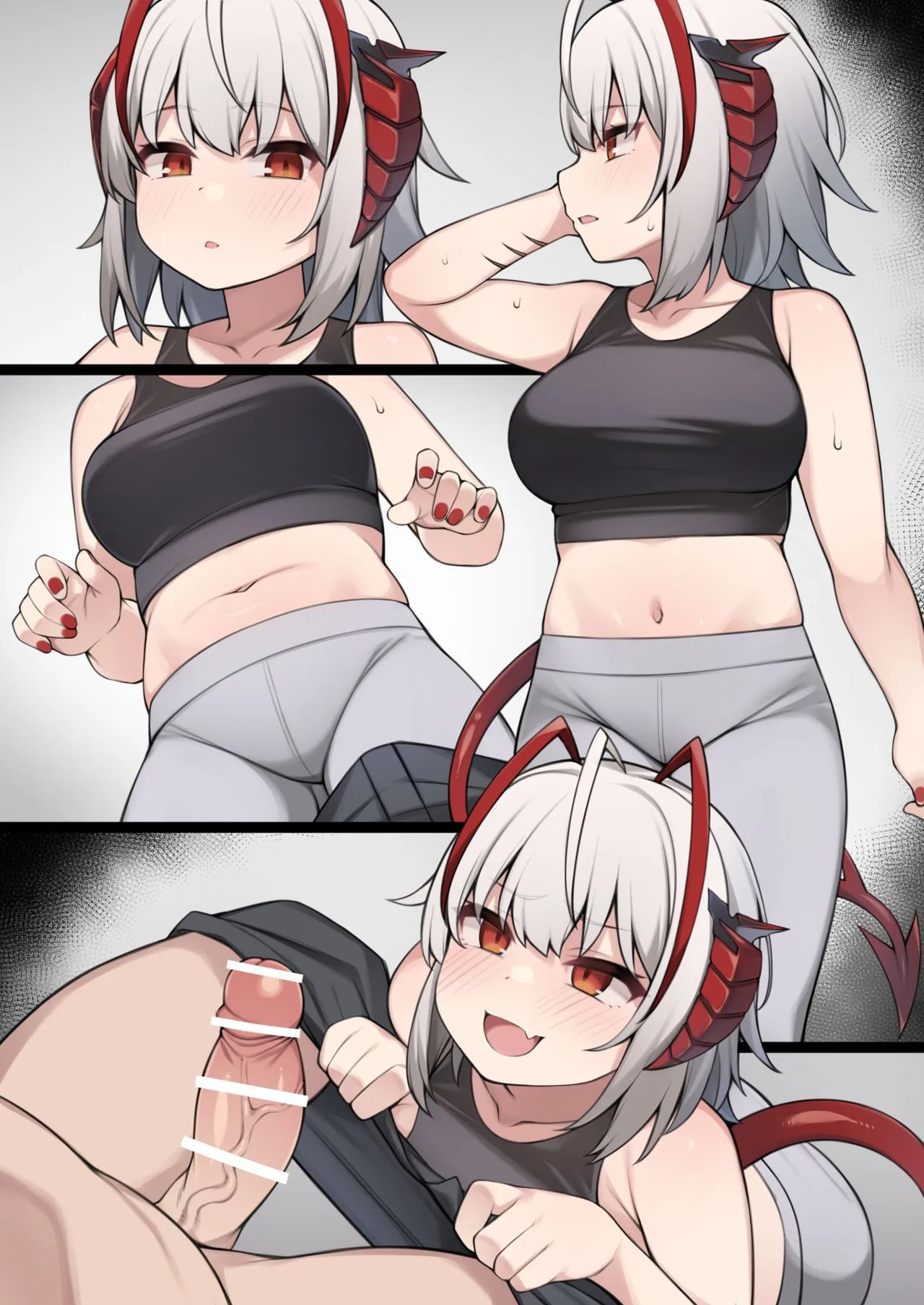 HentaiVN.net - Ảnh 7 - Yasashii W Ni Gyaku Rape Sareru Mousou E [An Illustration Depicting The Fantasy Of Being Reverse-Raped By A Kind W] - Chap 1