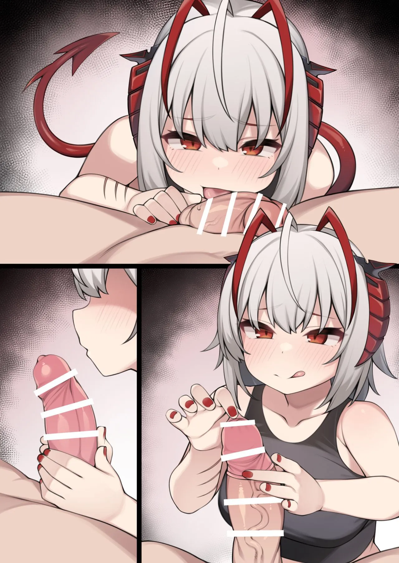 HentaiVN.net - Ảnh 8 - Yasashii W Ni Gyaku Rape Sareru Mousou E [An Illustration Depicting The Fantasy Of Being Reverse-Raped By A Kind W] - Chap 1