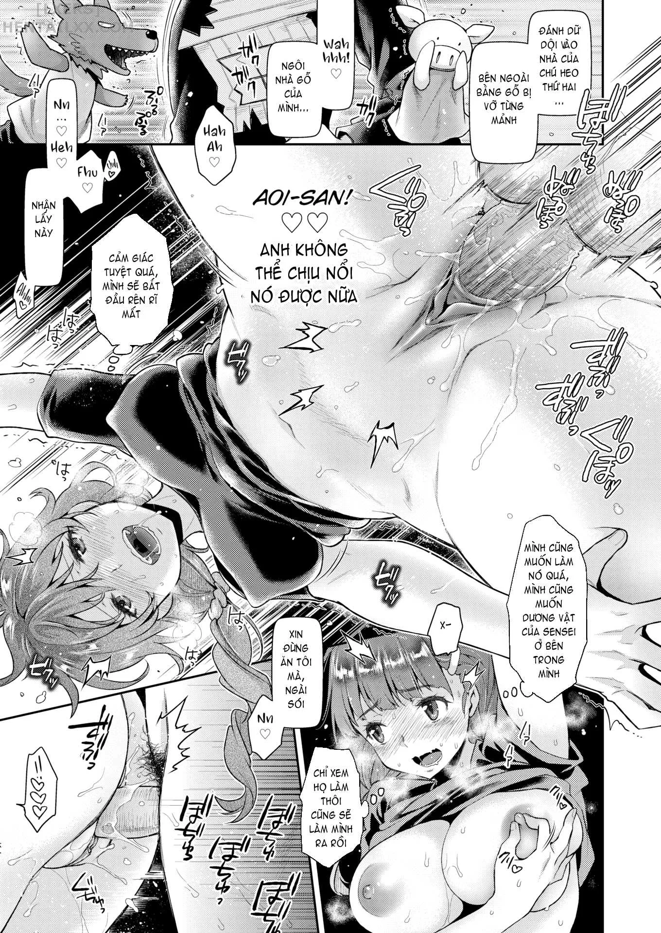 HentaiVN.net - Ảnh 12 - Bukkake Full Service Puppet Show With College Girls - Chap 1