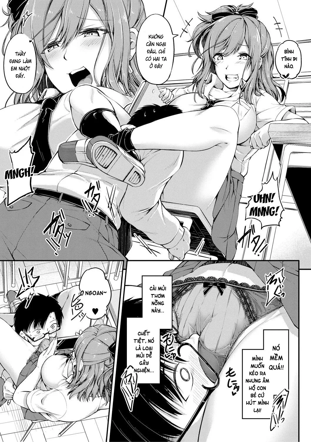 HentaiVN.net - Ảnh 4 - Sabotte Hamatte Hoshuu Jugyou [Skip the Extra Class and Fuck Instead] - Chap 1