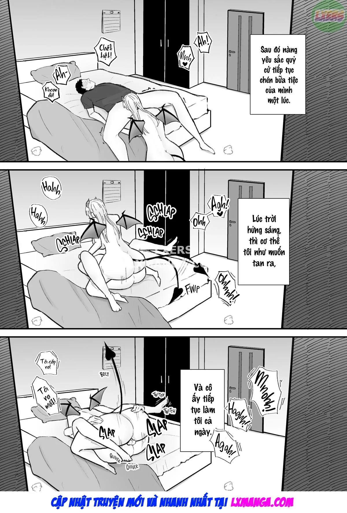 HentaiVN.net - Ảnh 26 - Succubus Shimai ni Yoru Amaama Sakusei Houshi - Chap 1