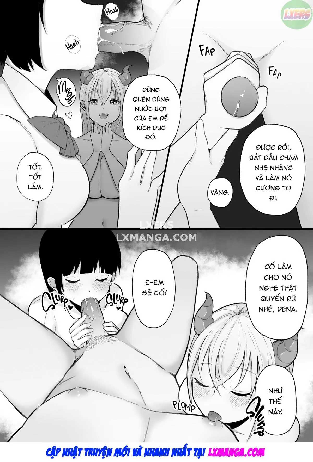 HentaiVN.net - Ảnh 30 - Succubus Shimai ni Yoru Amaama Sakusei Houshi - Chap 1