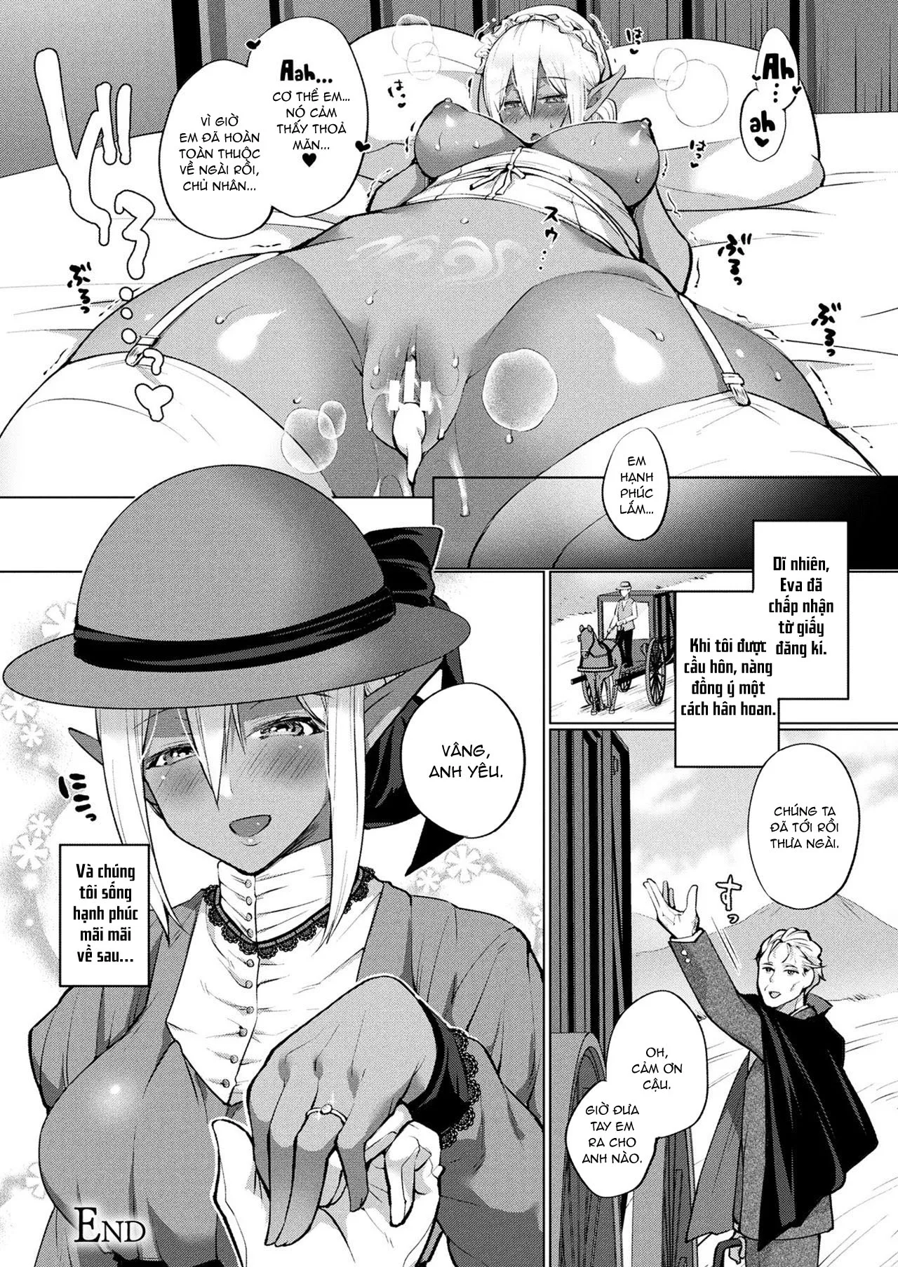 HentaiVN.net - Ảnh 21 - Chuyện tình của nàng Dark Elf [Dark Elf no Koi Monogatari] - Chap 1