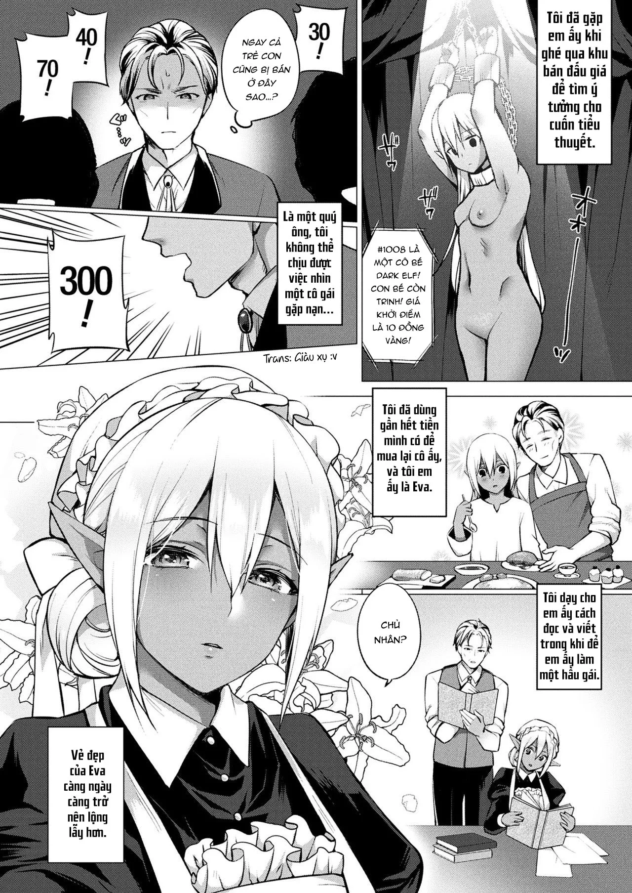 HentaiVN.net - Ảnh 3 - Chuyện tình của nàng Dark Elf [Dark Elf no Koi Monogatari] - Chap 1