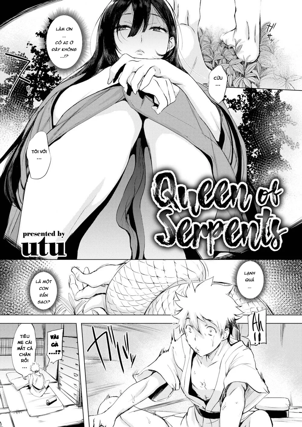 HentaiVN.net - Ảnh 3 - Xà Nữ [Queen of Serpents] - Chap 1