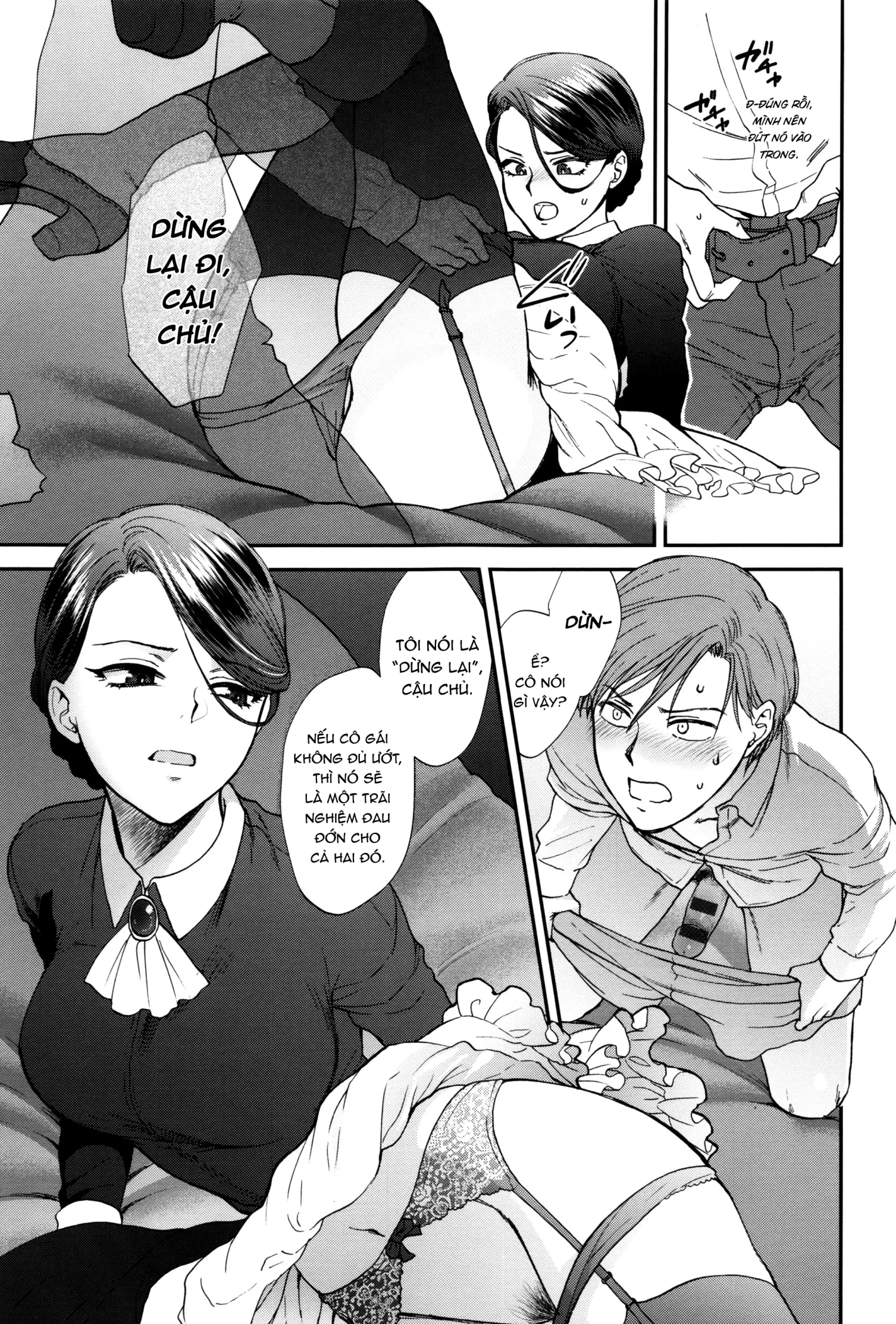 HentaiVN.net - Ảnh 10 - Kyoudou Well Maid [The Well “Maid” Instructor] - Chap 1
