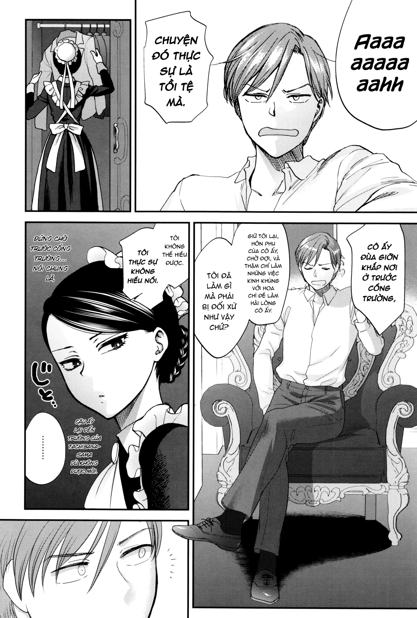 HentaiVN.net - Ảnh 3 - Kyoudou Well Maid [The Well “Maid” Instructor] - Chap 1