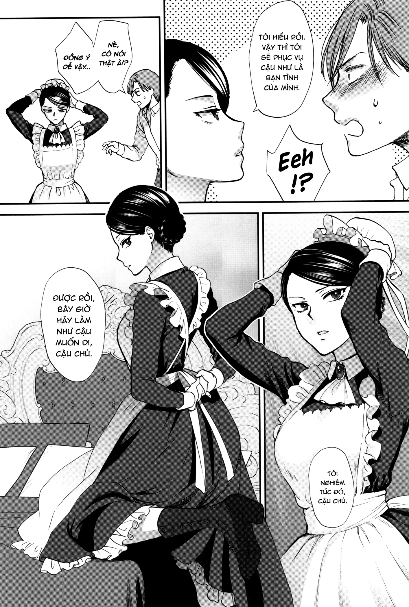 HentaiVN.net - Ảnh 7 - Kyoudou Well Maid [The Well “Maid” Instructor] - Chap 1