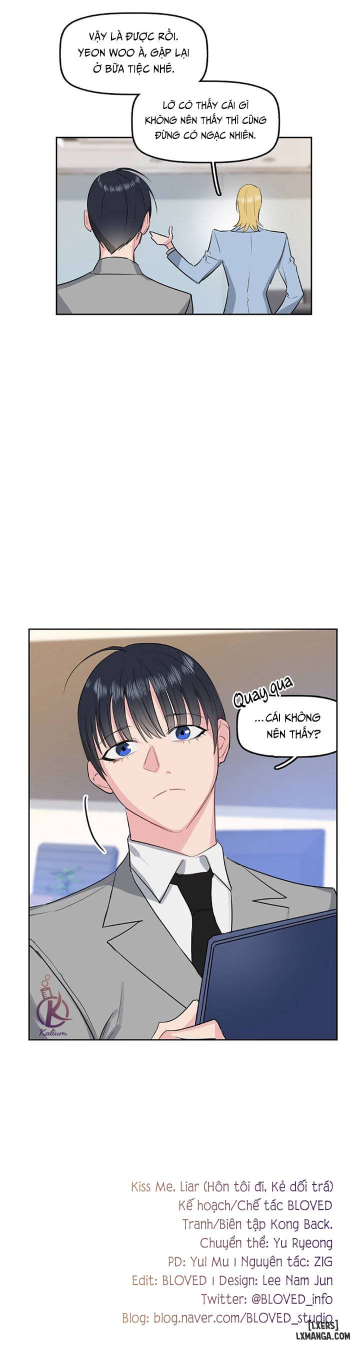 HentaiVN.net - Ảnh 29 - Hôn tôi đi, kẻ dối trá - Chap 1