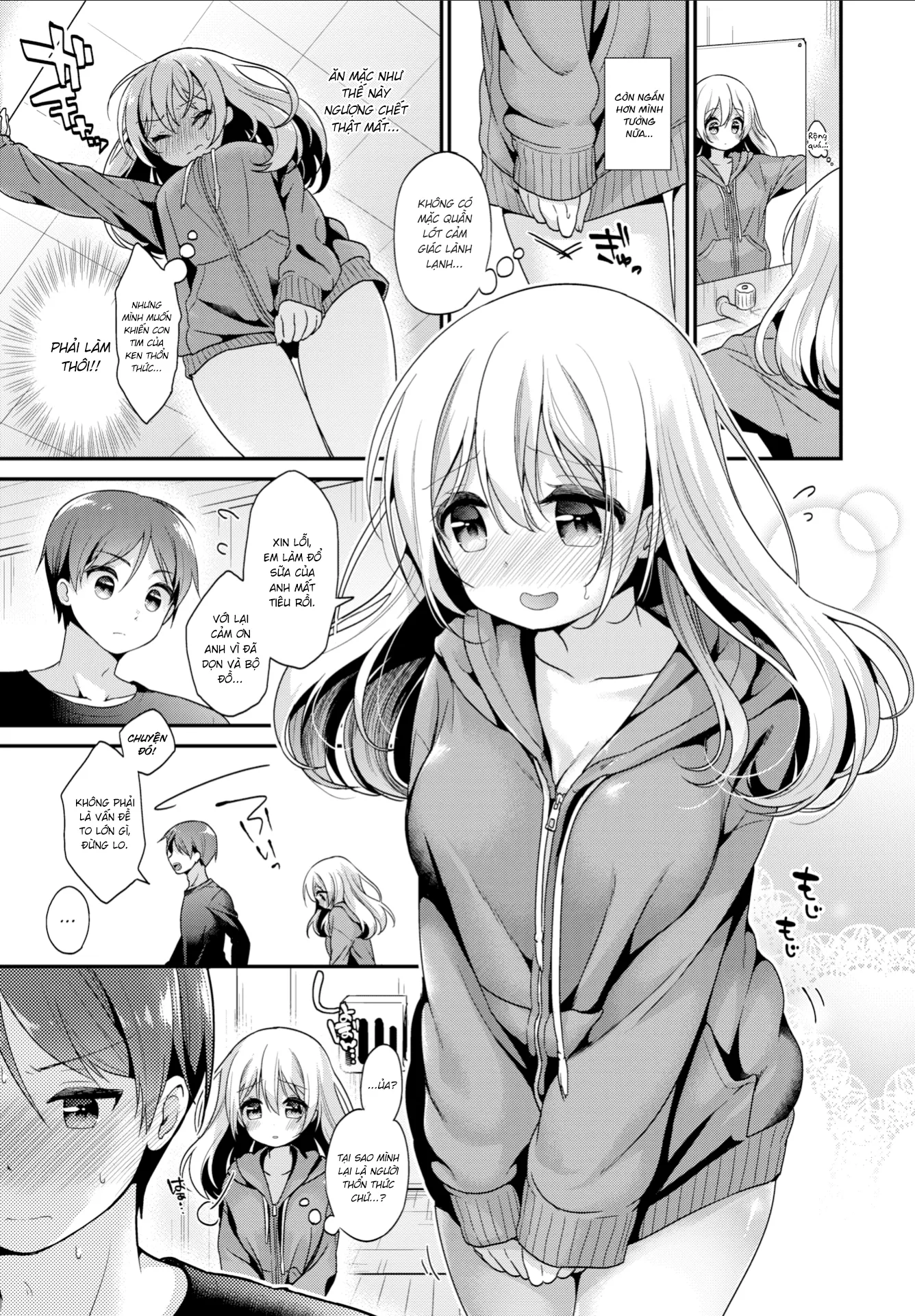 HentaiVN.net - Ảnh 5 - ~Chuyện Tình~ Bạn Thuở Nhỏ [Childhood Friend Panic] - Chap 1