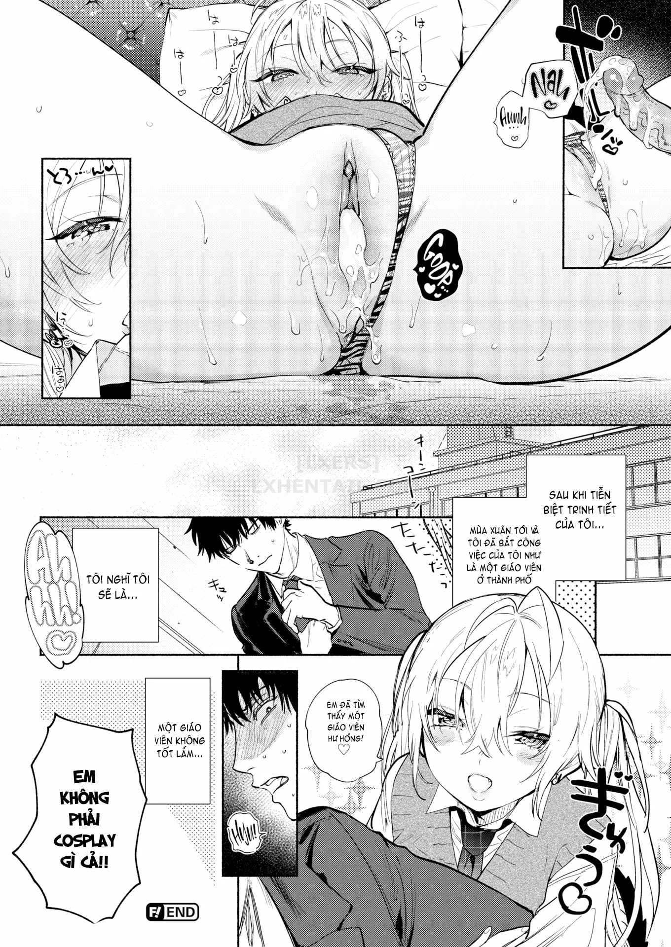 HentaiVN.net - Ảnh 19 - More, Sensei ❤ [Sensei ❤ ~The Night Fever Teacher!~] - Chap 1