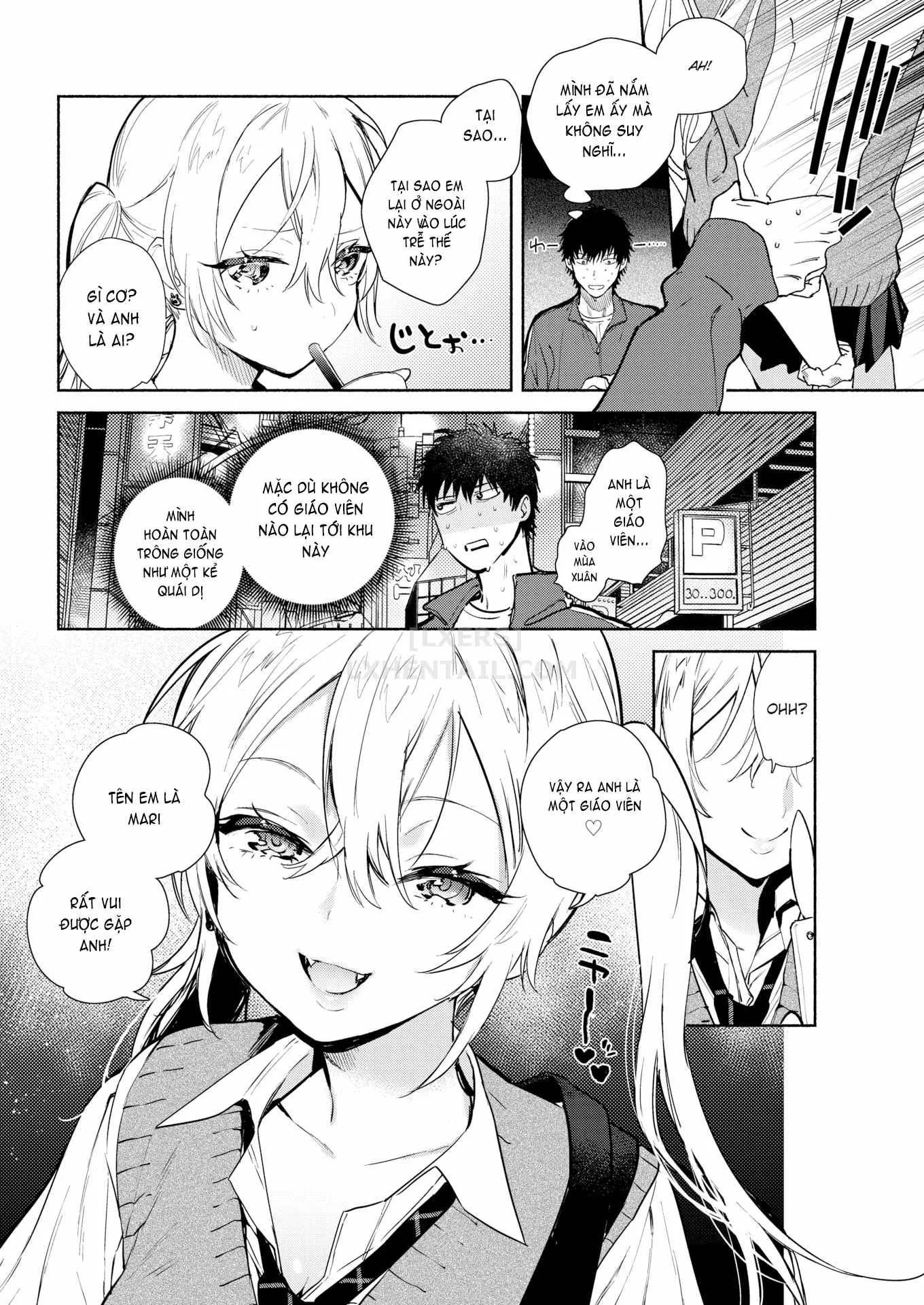 HentaiVN.net - Ảnh 3 - More, Sensei ❤ [Sensei ❤ ~The Night Fever Teacher!~] - Chap 1