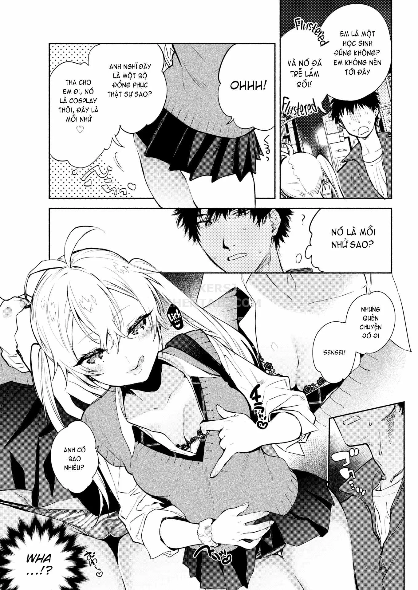 HentaiVN.net - Ảnh 4 - More, Sensei ❤ [Sensei ❤ ~The Night Fever Teacher!~] - Chap 1