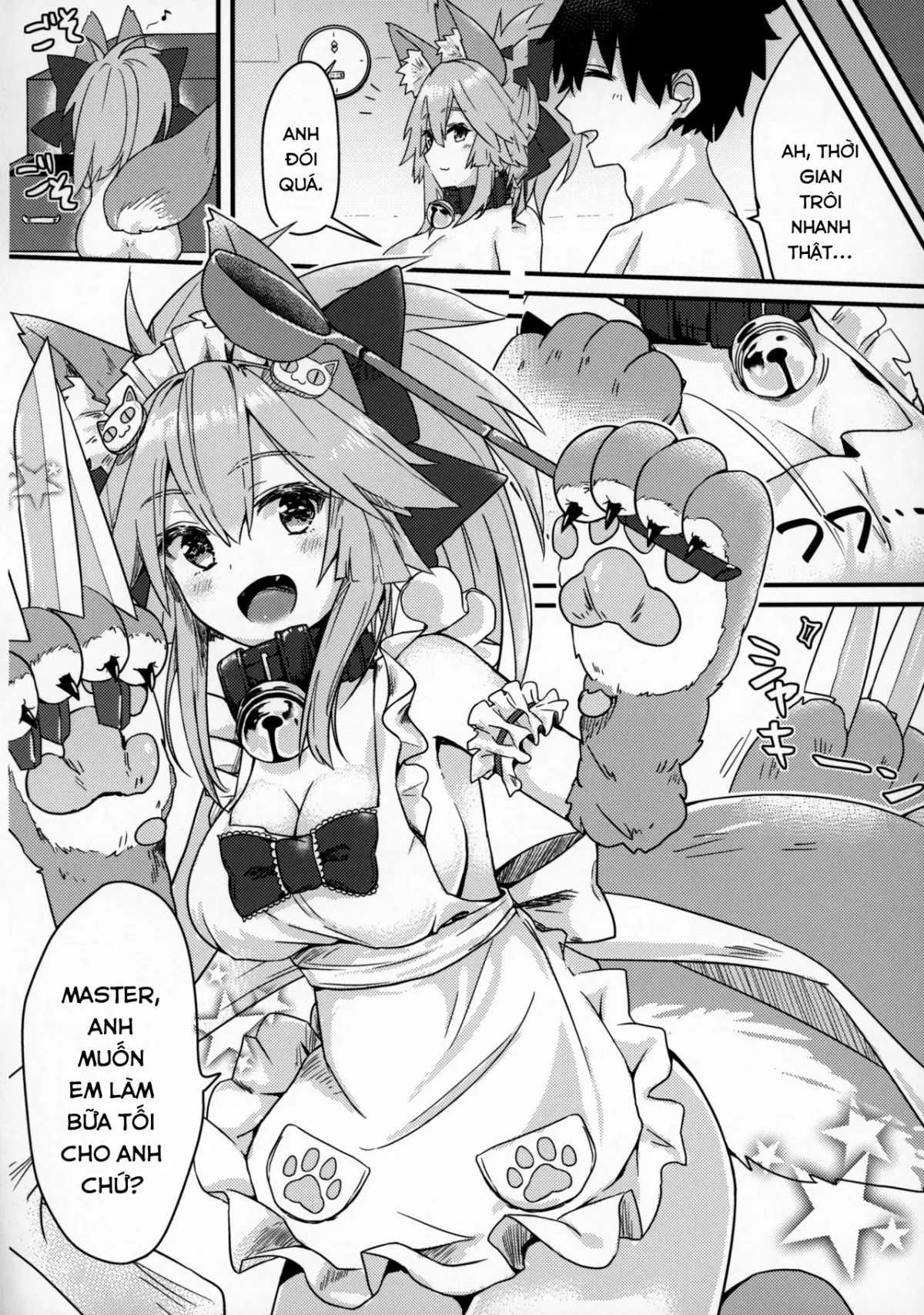 HentaiVN.net - Ảnh 18 - Tamamo Cat đang ngủ. [Muboubi Suimin Tamamo Cat; 無防備睡眠タマモキャット] - Chap 1