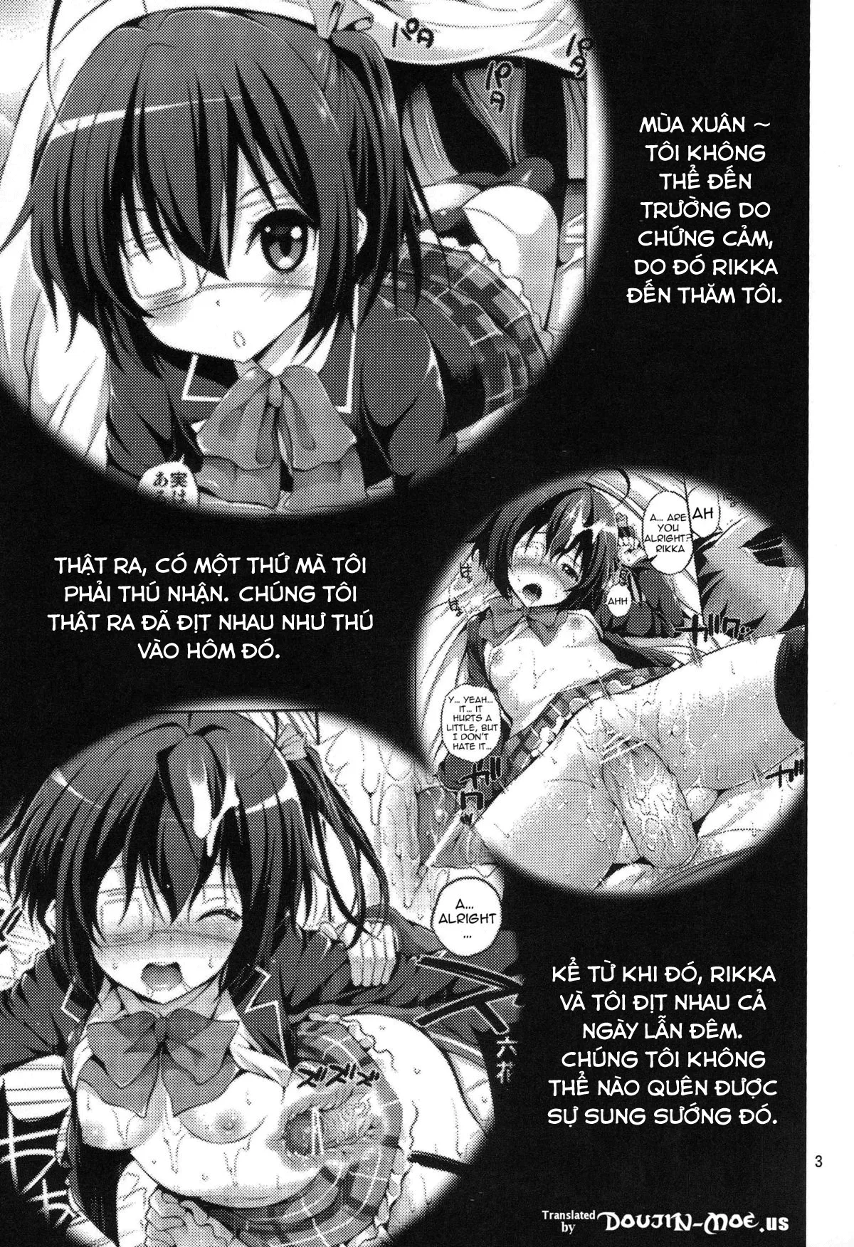 HentaiVN.net - Ảnh 3 - Chuunibyou Demo H ga Shitai! 2 [中二病でもHがしたい!2 (中二病でも恋がしたい!) [英訳]] - Chap 1