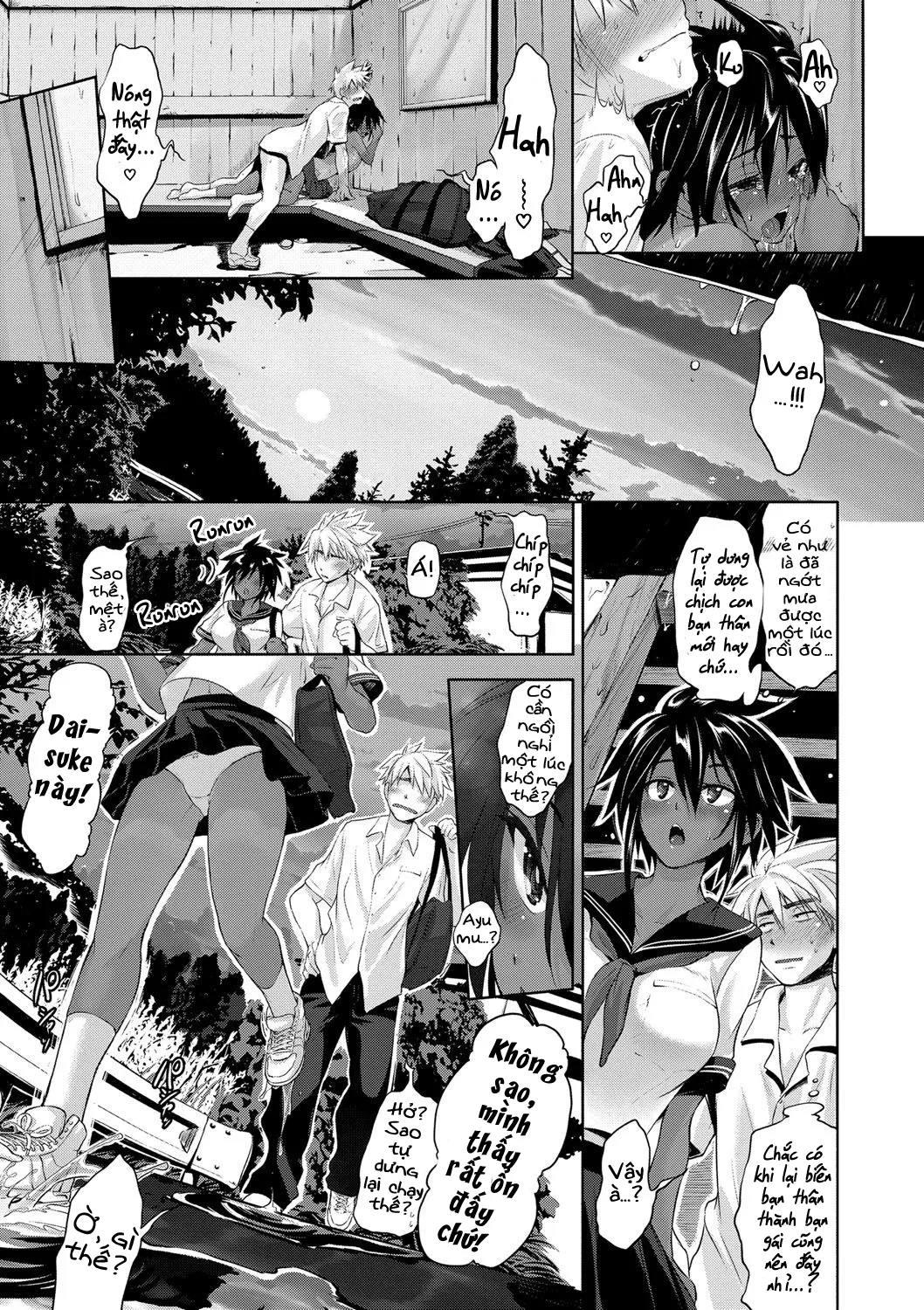 HentaiVN.net - Ảnh 28 - Yuudachi [A Sudden Evening Rain; Cơn mưa rào ban đêm] - Chap 1