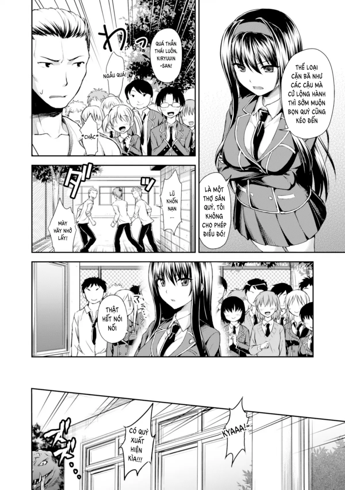 HentaiVN.net - Ảnh 3 - Uragirareta Gakuen Taimashi [Betrayed School Demon Hunter] - Chap 1