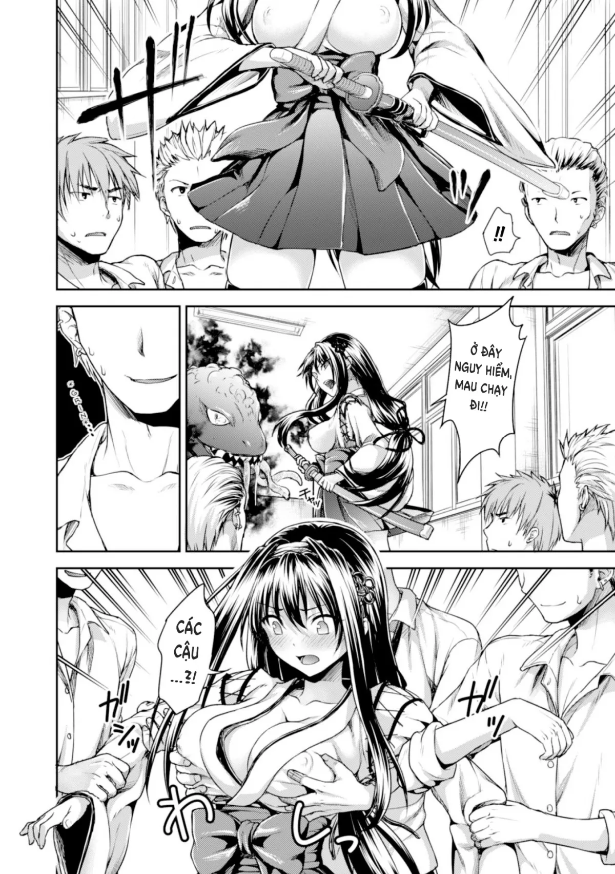 HentaiVN.net - Ảnh 5 - Uragirareta Gakuen Taimashi [Betrayed School Demon Hunter] - Chap 1