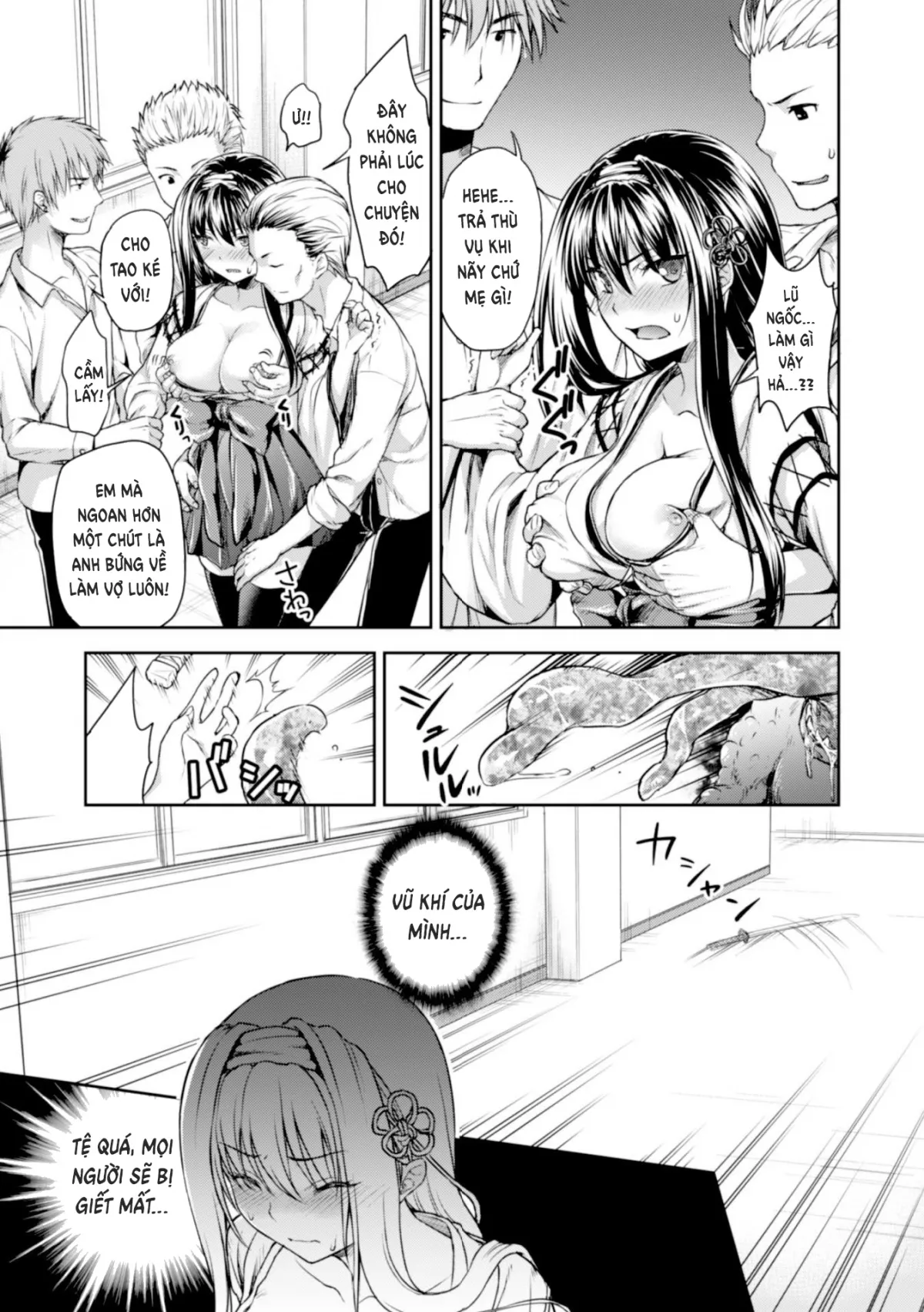 HentaiVN.net - Ảnh 6 - Uragirareta Gakuen Taimashi [Betrayed School Demon Hunter] - Chap 1
