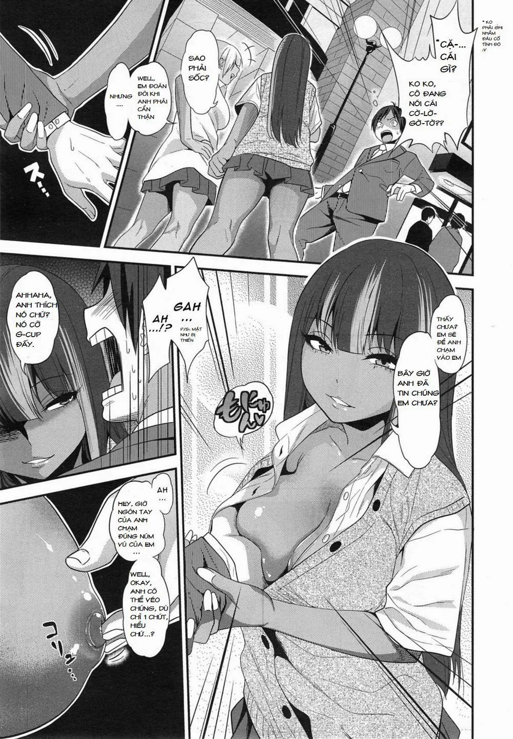 HentaiVN.net - Ảnh 11 - Black Black Working Girls - Chap 1