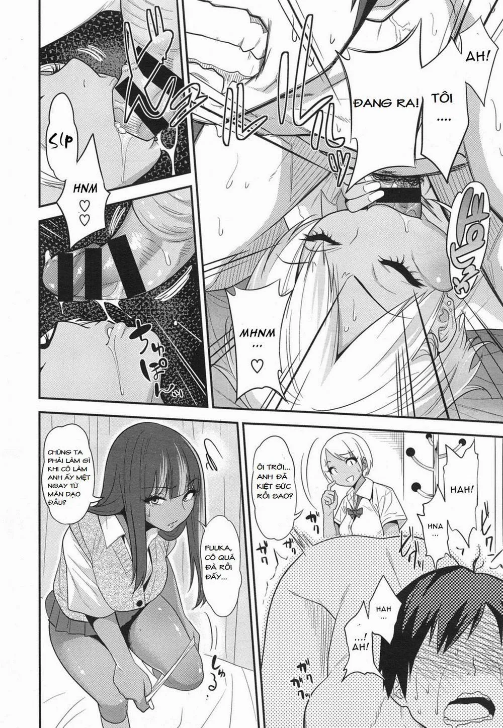 HentaiVN.net - Ảnh 20 - Black Black Working Girls - Chap 1
