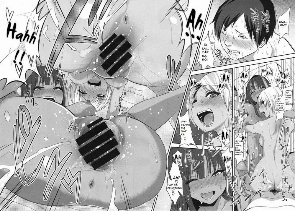 HentaiVN.net - Ảnh 32 - Black Black Working Girls - Chap 1