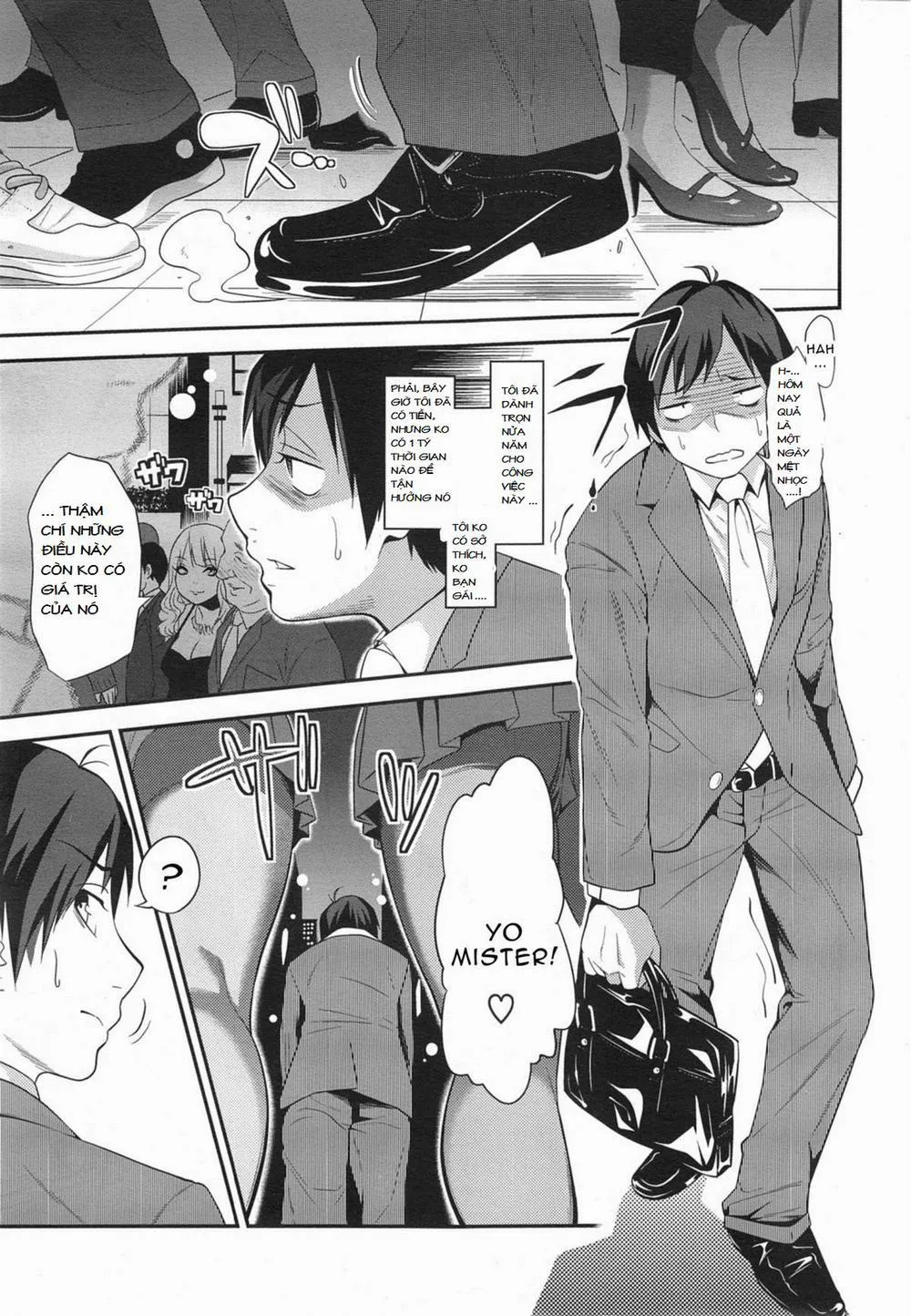 HentaiVN.net - Ảnh 9 - Black Black Working Girls - Chap 1