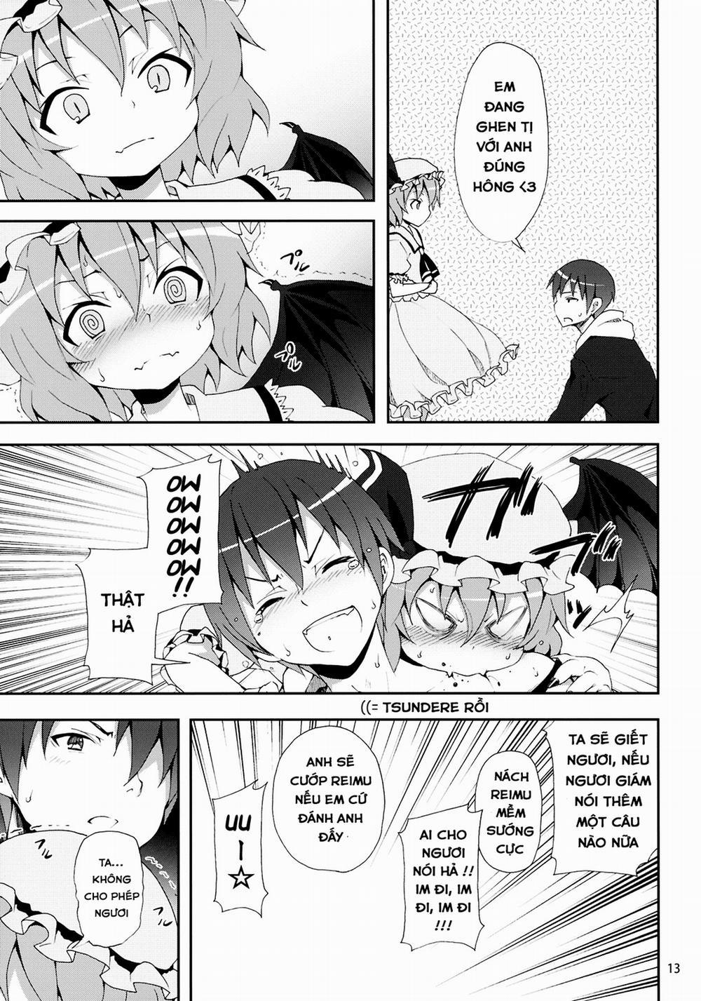 HentaiVN.net - Ảnh 11 - Remilia kara no Chousenjou (Touhou) [Thách thức của Remilia] - Chap 2