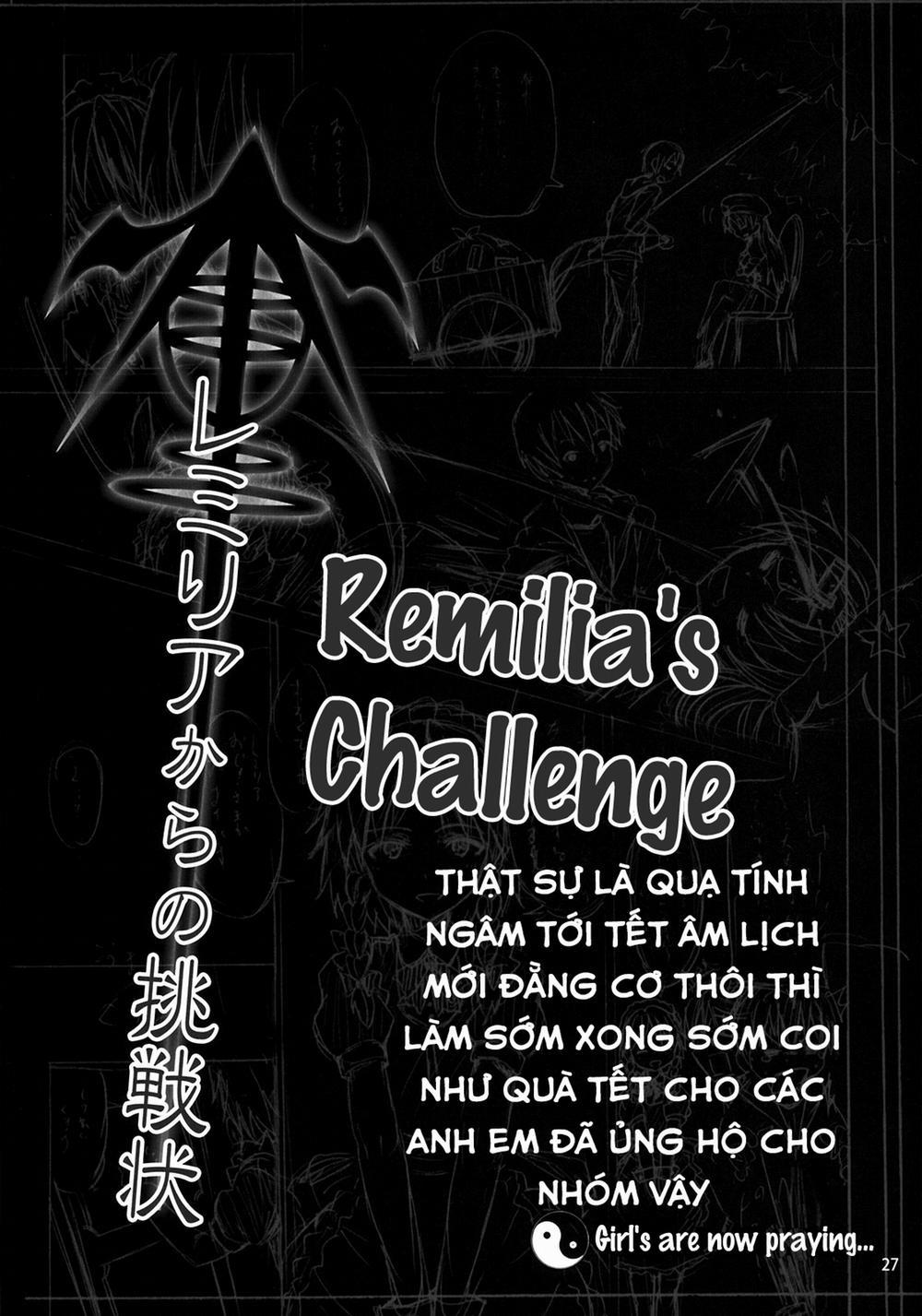 HentaiVN.net - Ảnh 25 - Remilia kara no Chousenjou (Touhou) [Thách thức của Remilia] - Chap 2