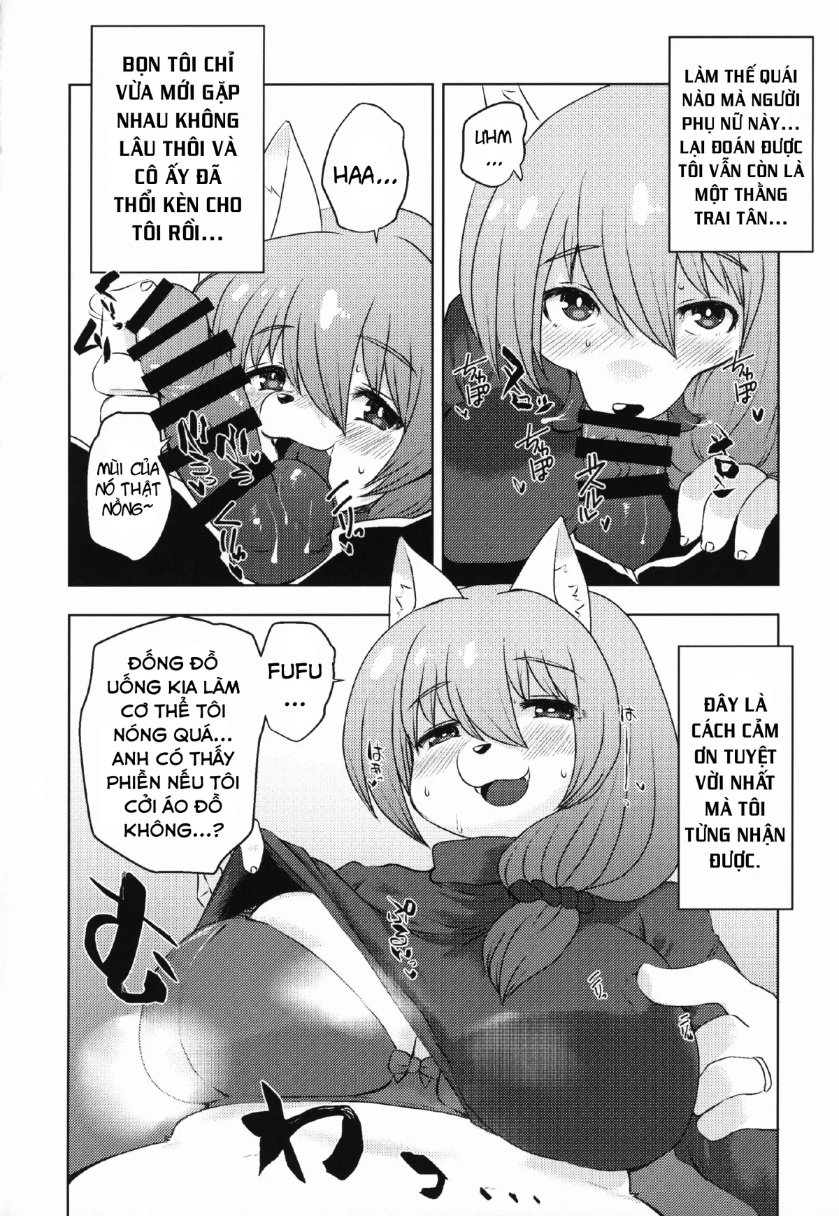 HentaiVN.net - Ảnh 10 - Sakeguse no Warui Hitozuma Mesukemo to Nomi ni Itta Toki no Hanashi - Chap 1