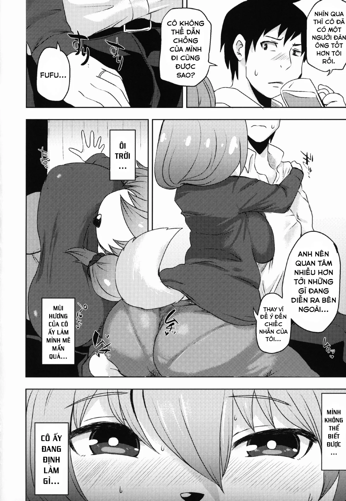 HentaiVN.net - Ảnh 8 - Sakeguse no Warui Hitozuma Mesukemo to Nomi ni Itta Toki no Hanashi - Chap 1
