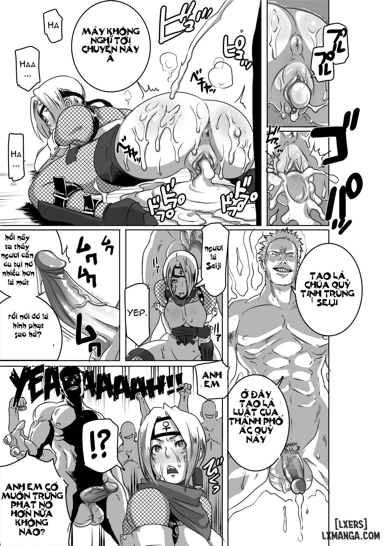HentaiVN.net - Ảnh 19 - Sacrifice Heroes Sex Ninja Misogi - Chap 1