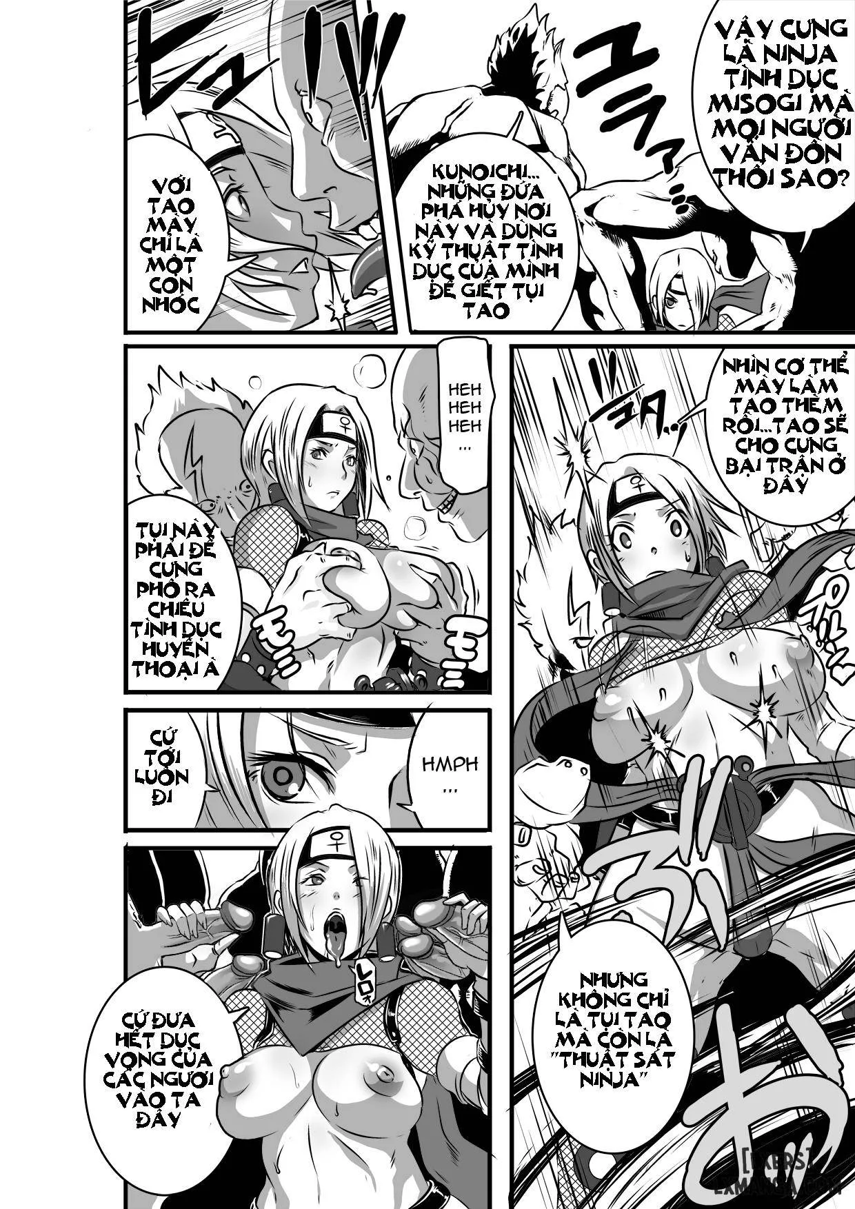 HentaiVN.net - Ảnh 6 - Sacrifice Heroes Sex Ninja Misogi - Chap 1