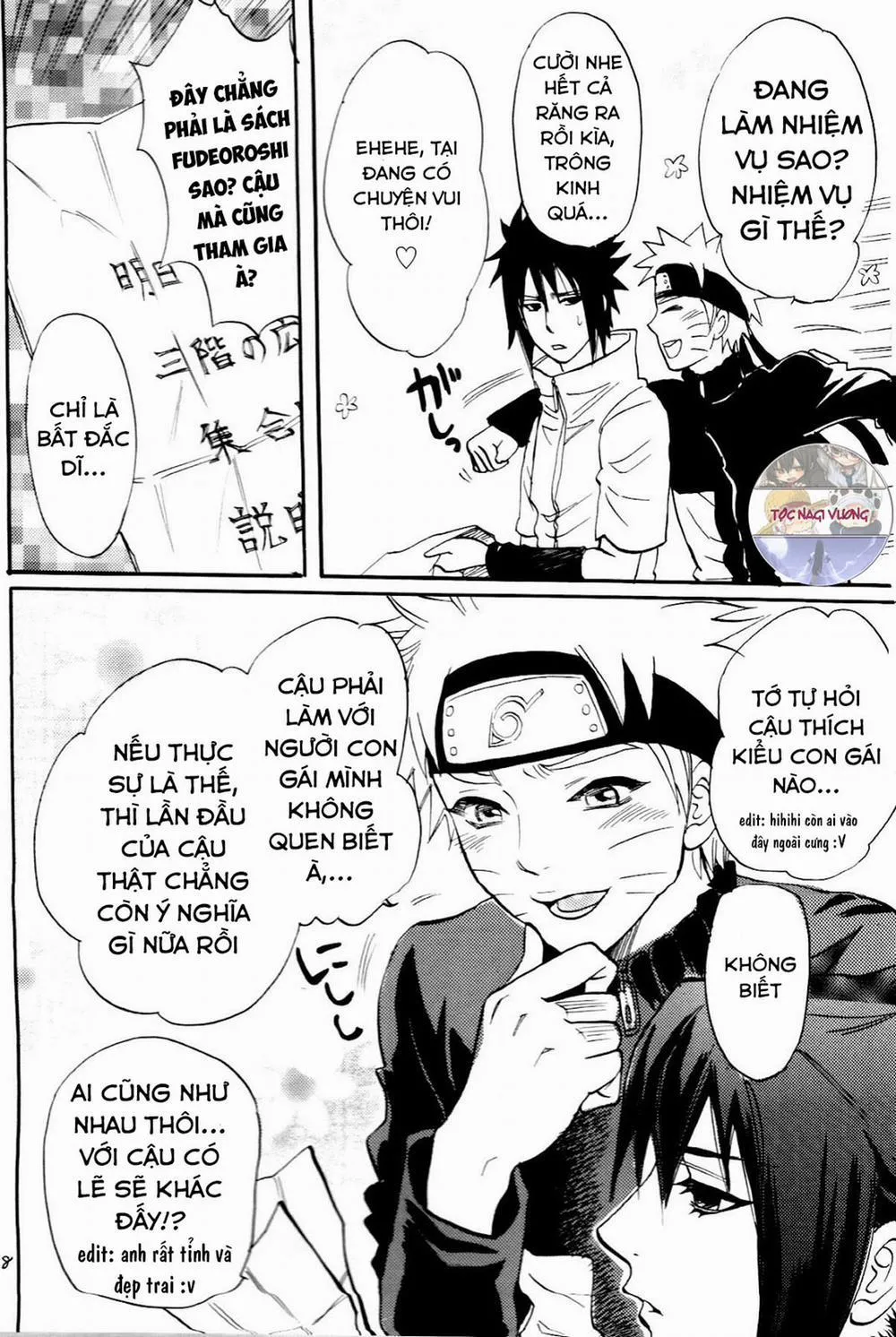 HentaiVN.net - Ảnh 8 - Fude Oroshi no Gi (Naruto) - Chap 1