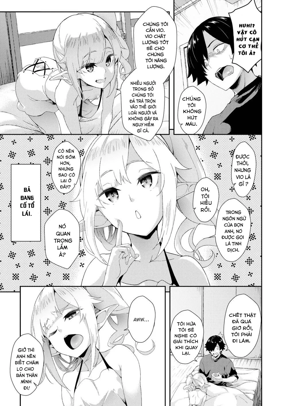 HentaiVN.net - Ảnh 15 - Sống chung với sục cặc bú (sucubuss) [living with a succubus] - Chap 1