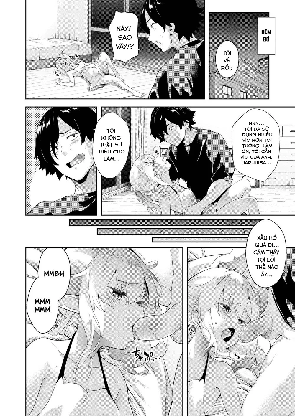 HentaiVN.net - Ảnh 16 - Sống chung với sục cặc bú (sucubuss) [living with a succubus] - Chap 1