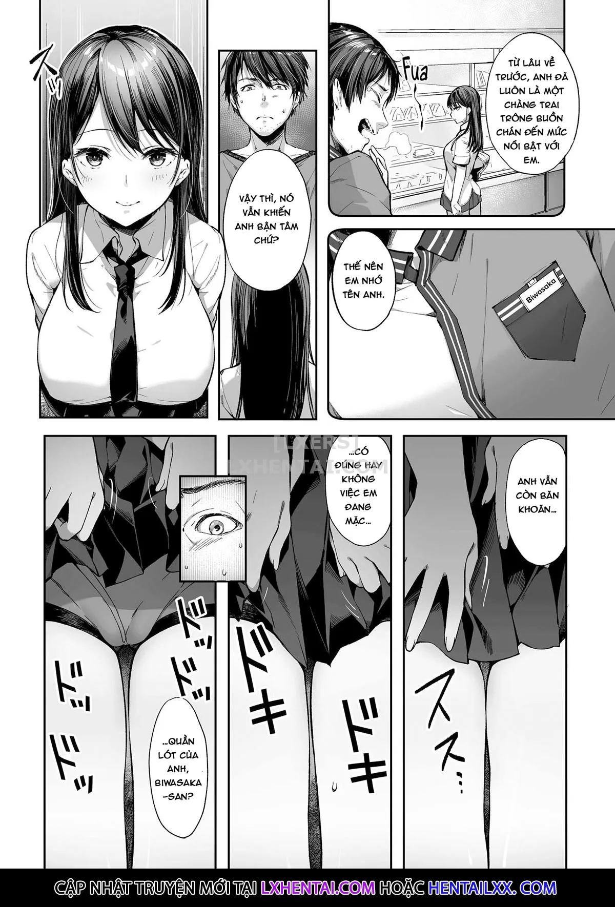 HentaiVN.net - Ảnh 10 - Do You Like Secretly Slutty High School Girls? [Muttsuri Sukebe Na JK Wa Suki Desu Ka?] - Chap 1