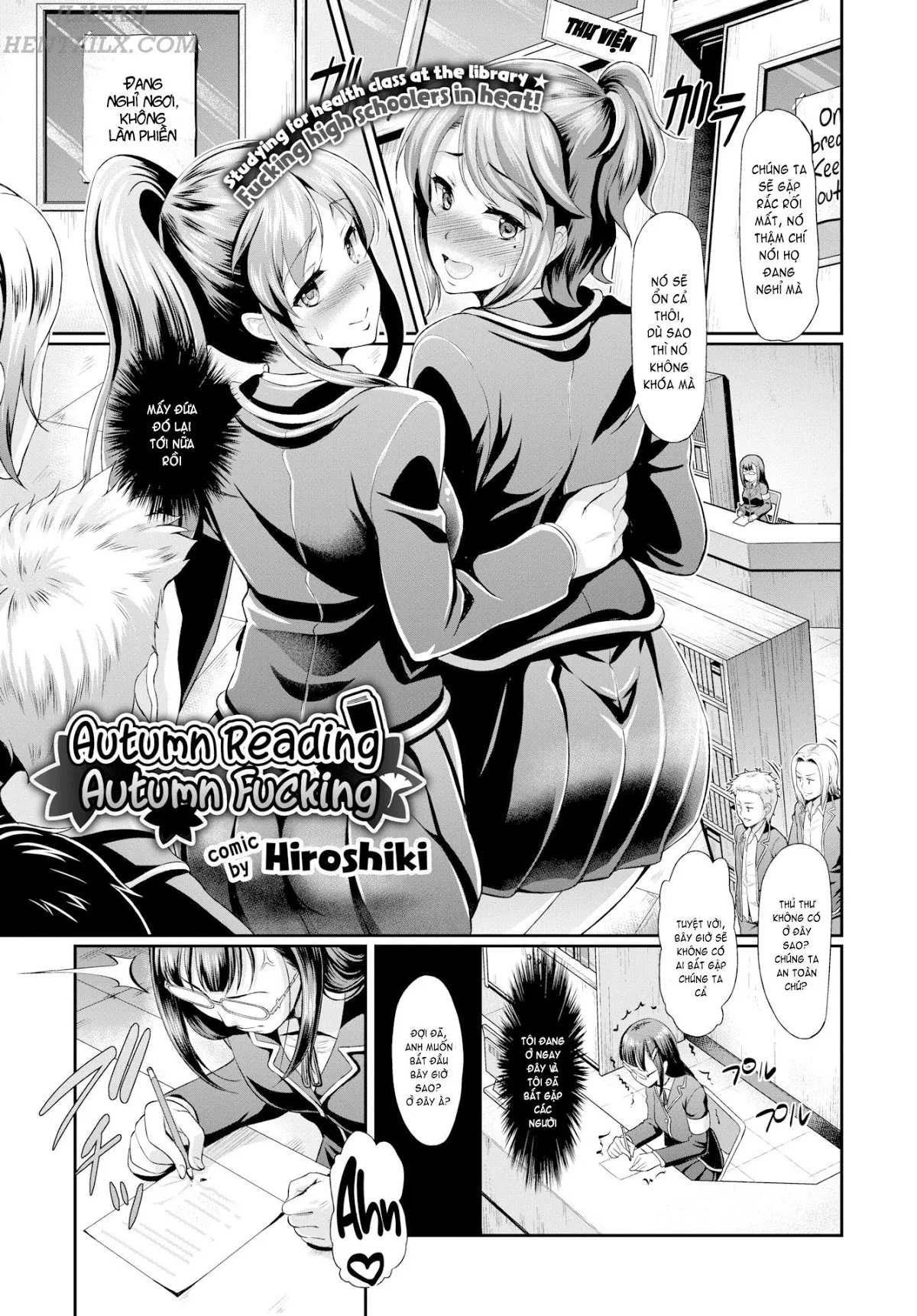 HentaiVN.net - Ảnh 4 - Autumn Reading, Autumn Fucking [Comic Bavel 2017-12] - Chap 1