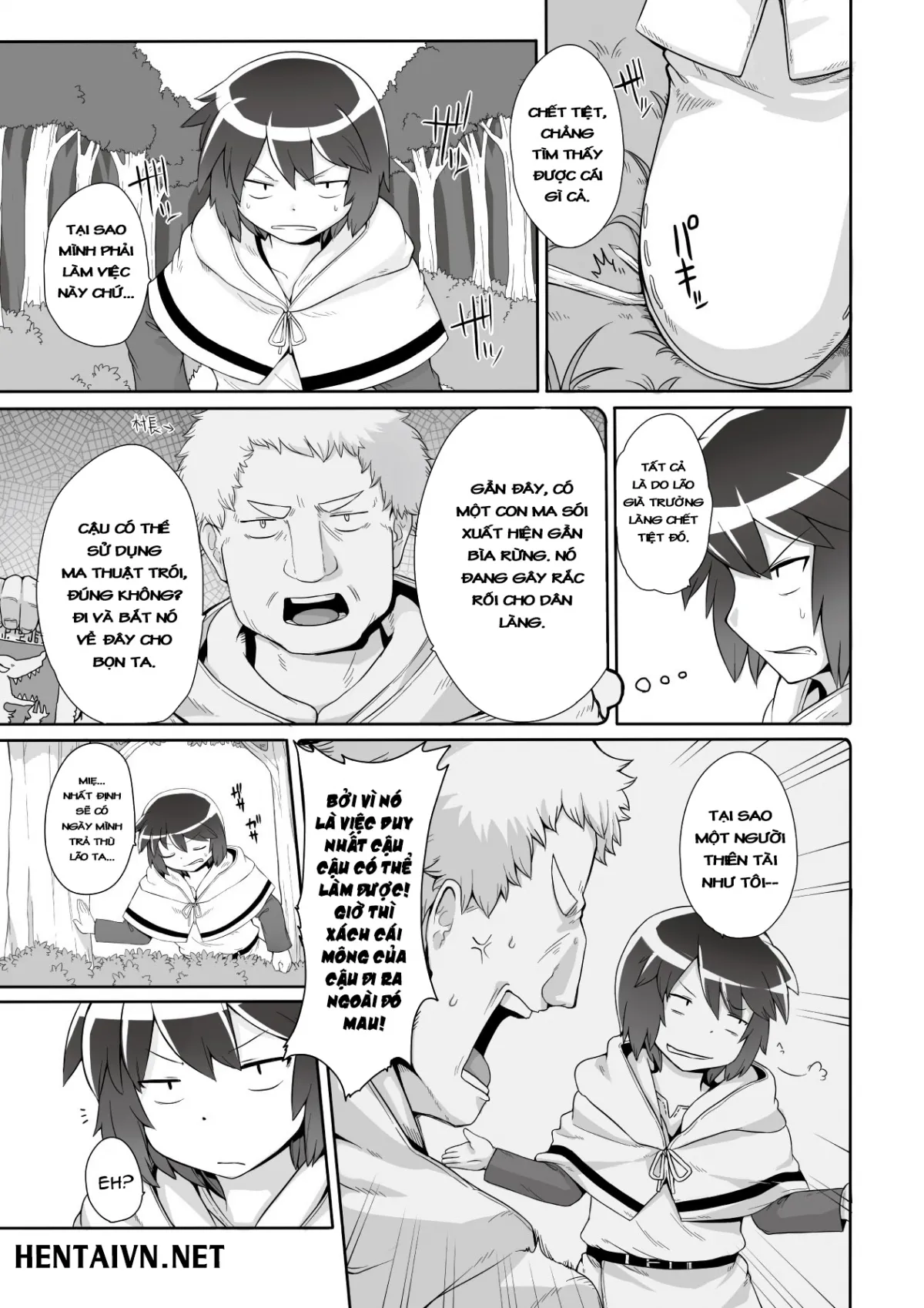 HentaiVN.net - Ảnh 3 - The Forest Wolf [Mori no Ookamisan] - Chap 1