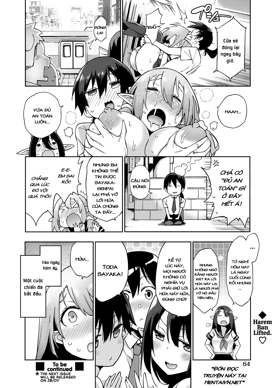 HentaiVN.net - Ảnh 28 - Yousei Harem Daibakuhatsu [Fairy Harem] - Chap 1