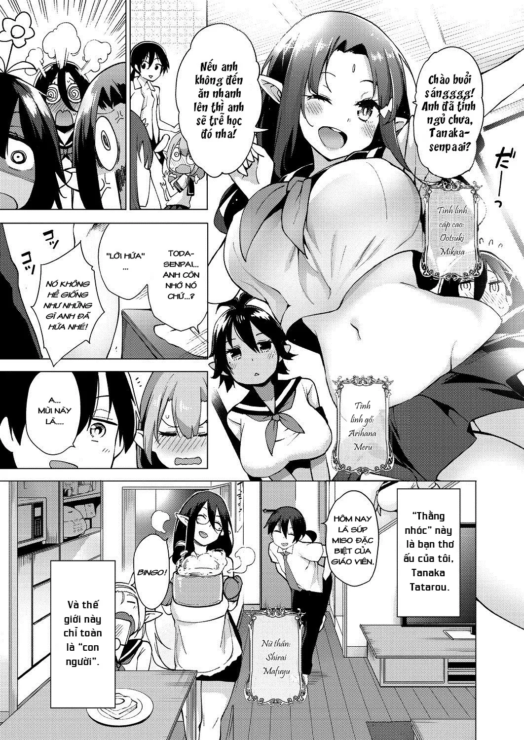 HentaiVN.net - Ảnh 5 - Yousei Harem Daibakuhatsu [Fairy Harem] - Chap 1