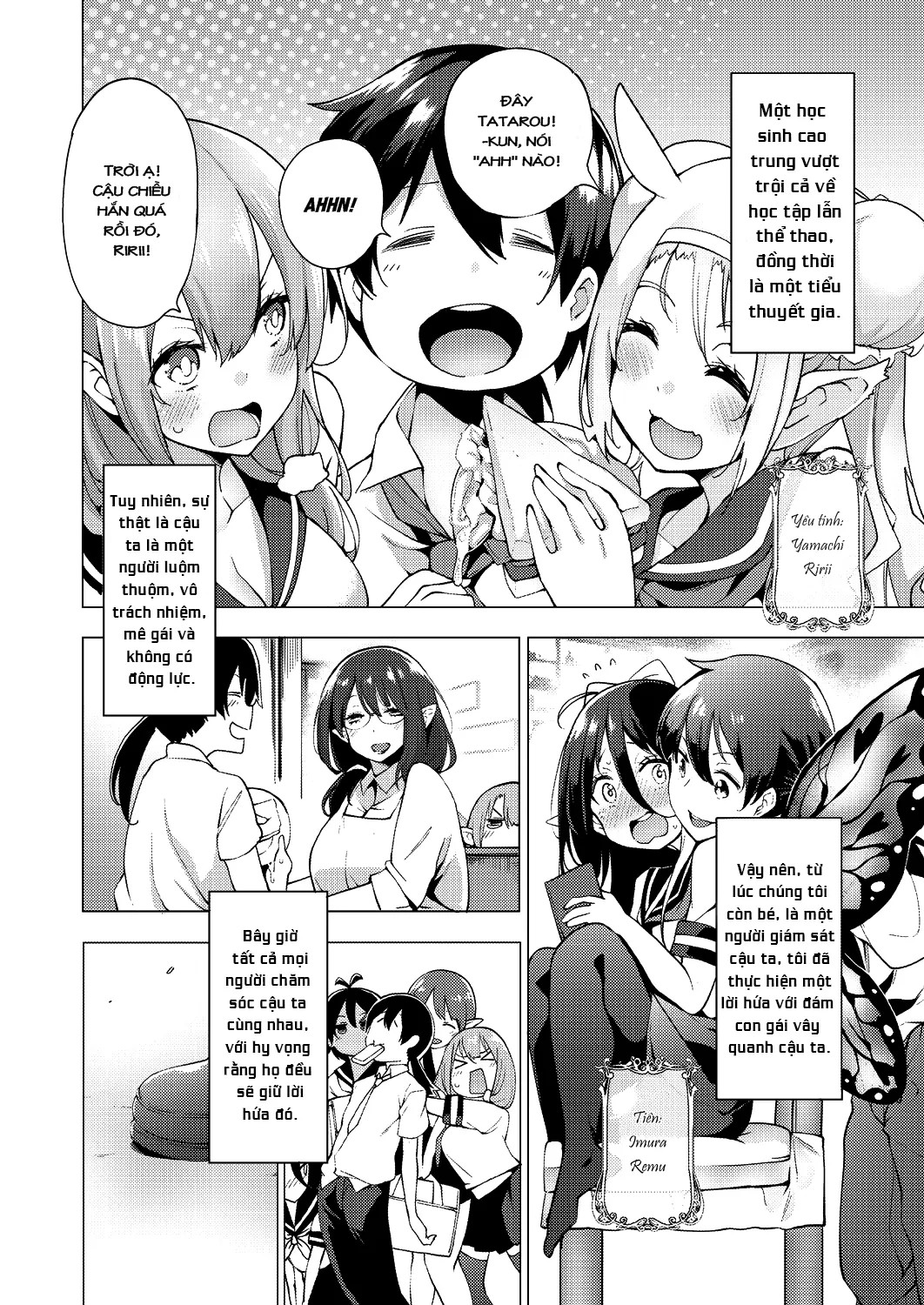 HentaiVN.net - Ảnh 6 - Yousei Harem Daibakuhatsu [Fairy Harem] - Chap 1