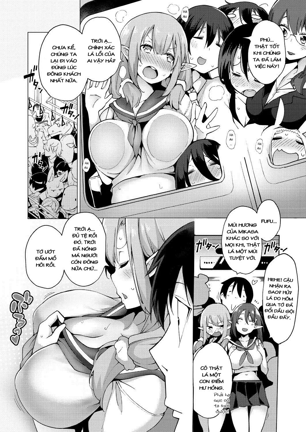 HentaiVN.net - Ảnh 8 - Yousei Harem Daibakuhatsu [Fairy Harem] - Chap 1