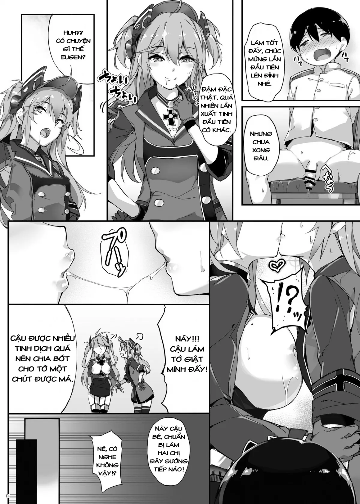 HentaiVN.net - Ảnh 13 - Hipper Shimai no Shota Sakusei Jinmon (Azur Lane) - Chap 1
