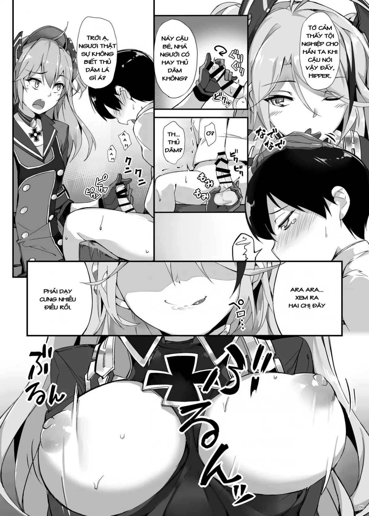 HentaiVN.net - Ảnh 8 - Hipper Shimai no Shota Sakusei Jinmon (Azur Lane) - Chap 1