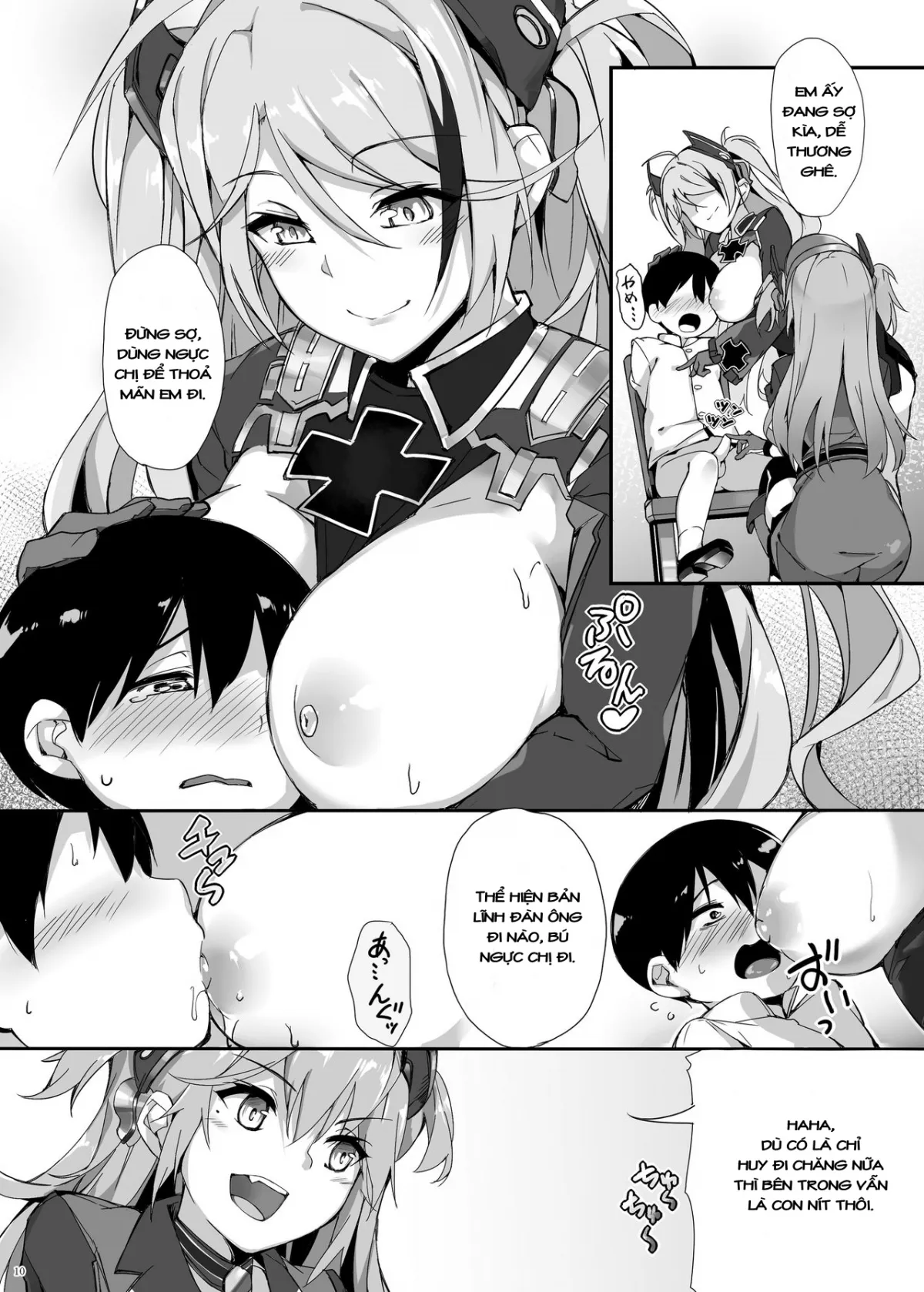 HentaiVN.net - Ảnh 9 - Hipper Shimai no Shota Sakusei Jinmon (Azur Lane) - Chap 1