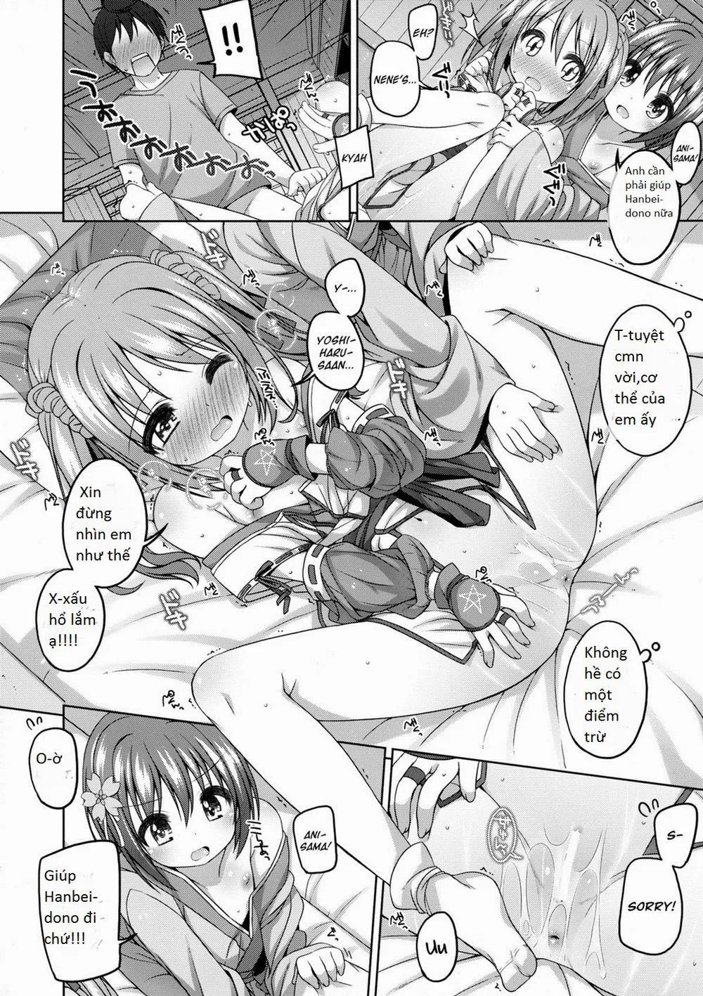 HentaiVN.net - Ảnh 11 - Nene-chan to Hanbei-chan (Oda Nobuna no Yabou) - Chap 1
